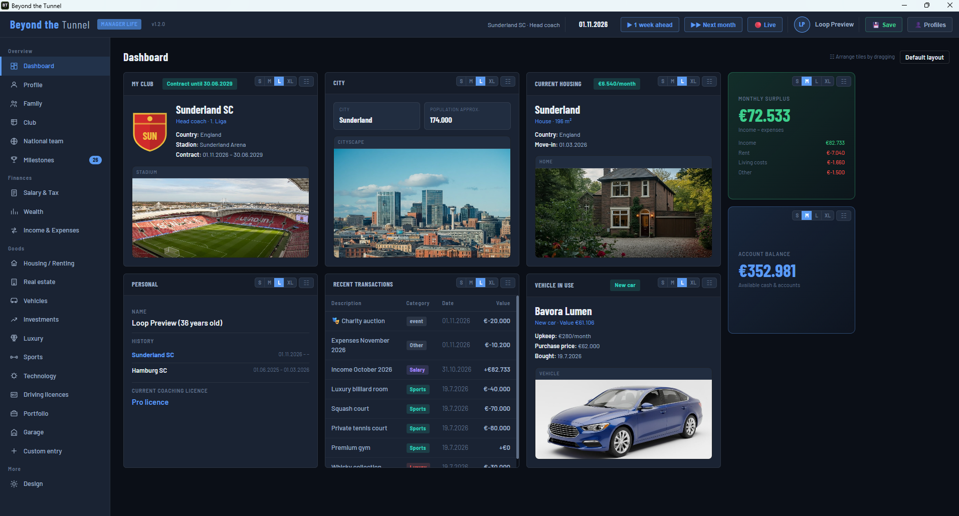Beyond the Tunnel Dashboard